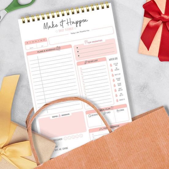 Целеустремленная книга-планировщик формата А5 Плавное письмо Без растекания чернил Эффективное достижение целей