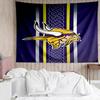 Vikings Team Spirit Tapestry Accessories Playroom Tapestry, for Bedroom,Livingroom, dormitory Room Wall Decor Fan Birthday Gifts