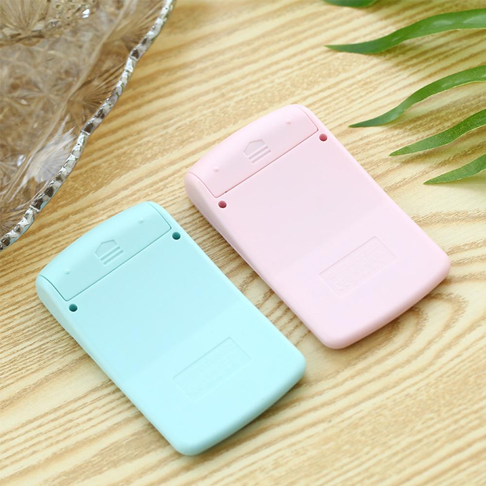 Mini Cute Calculator 8 Digits Display Solar & Battery Dual Power Portable Electronics Calculator