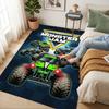 Monster Trucks Living Room Nonslip Area Rug Soft Carpet For Bedroom Game Playroom Sofa Office Home Decor Doormat Christmas Gift C9261781