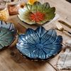 Керамическая обеденная тарелка в форме цветка Фруктовая тарелка Салатница Десертные тарелки Блюдо для димсамов Поднос для закусок Тарелки для суши Блюдо для сашими