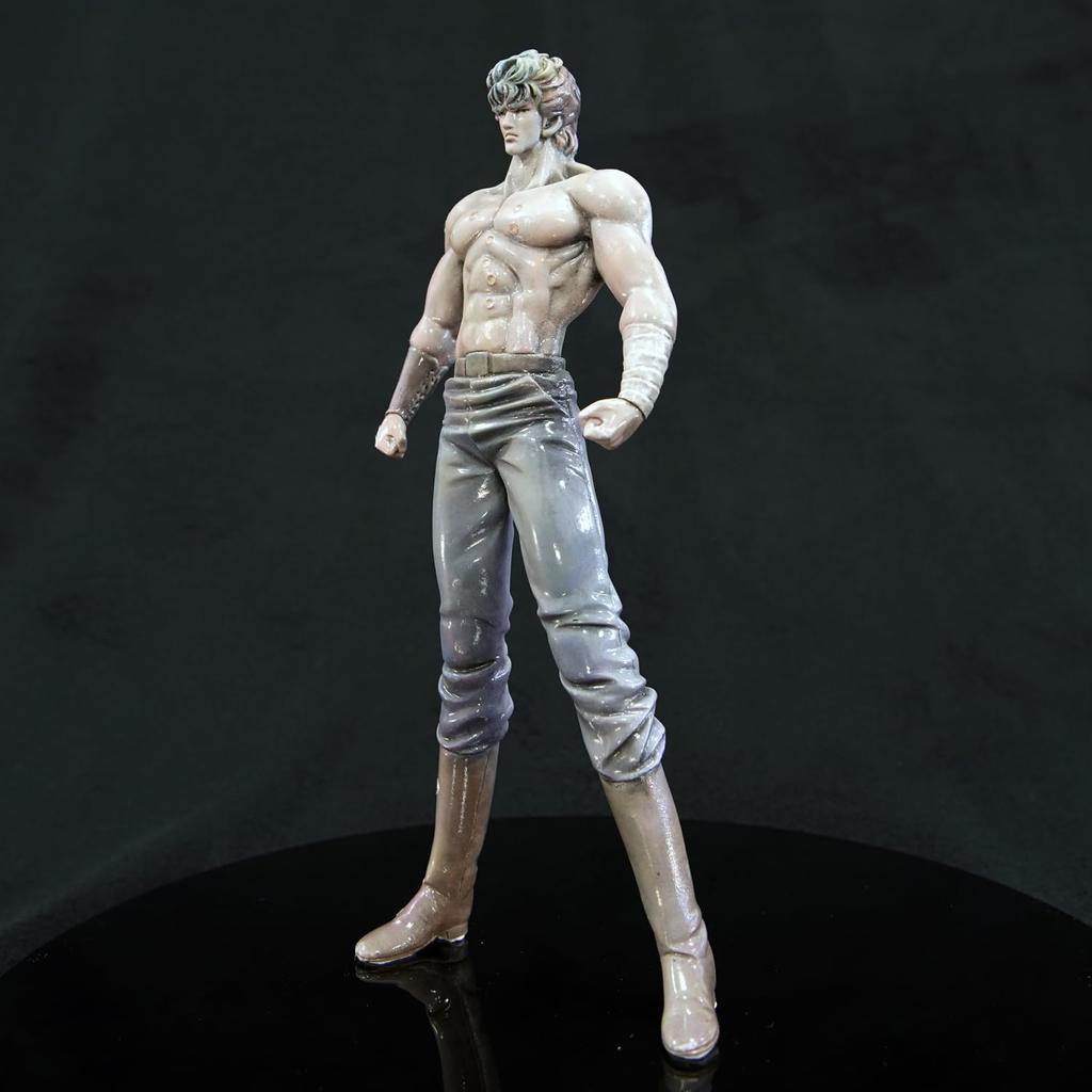 Fist of the North Star Kenshiro Soft Vinyl Kit Reprint Edition Scale Soft Vinyl Unpainted Assembly Kit 1/8 1/8