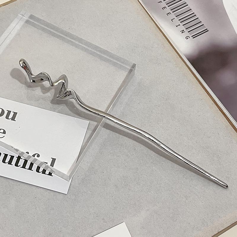 Национальный стиль Новая китайская заколка для волос Жидкий металл Бабочка Заколка Полумесяц Набор Бриллианты Винтаж Бамбуковые сочленения Кисточка Заколка для волос Прическа Заколка