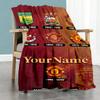 Manchester Personalized Name Blanket Gift Personalized Blanket Ultra-Soft Perfect for Home Decor Bedding Chair Office Chair All-Season Use