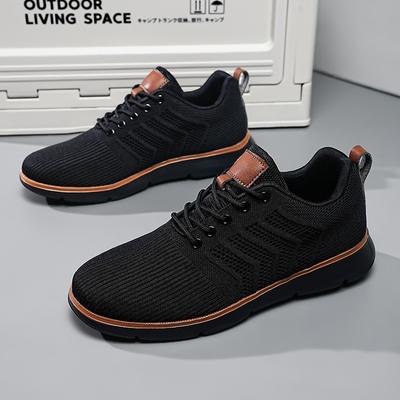 Летняя мужская обувь Fly-Woven Breathable Mesh Дышащая повседневная обувь Спортивная обувь большого размера для спорта и отдыха