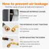 SAFELIFE Tire Valve Extensions, 8.25 Inch Flexible Valve Stem Extenders with 90 Degree Brass Schrader Tire Valve Extension Adaptor Compatible for