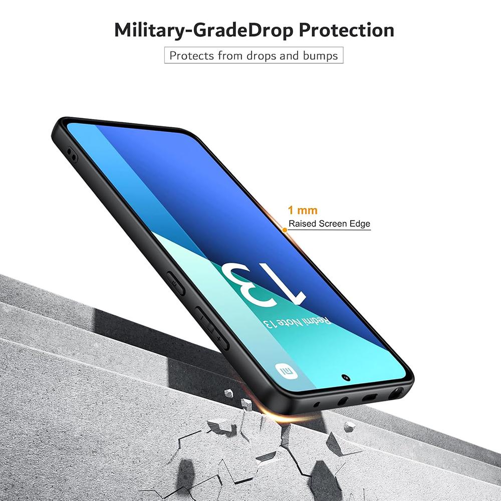 Роскошный матовый силиконовый мягкий чехол для Xiaomi Redmi Note 13 12 11 11S Pro Plus Pro+ 13C 12C 10C 5G 4G Ультратонкий мягкий чехол на заднюю панель
