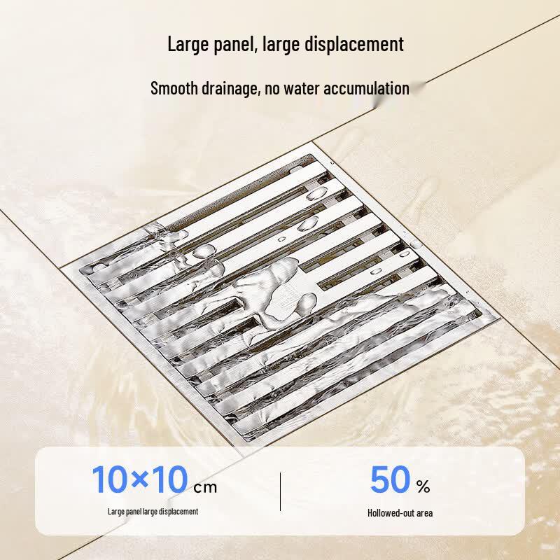 Submarine LTK40-10 Brass Nickel Shower Floor Drain