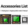 Multi Functional Digital Angle Finder Tool 360 Degree Flip Measurement Four Sided Magnetic Tilt Box Level Gauge Slope