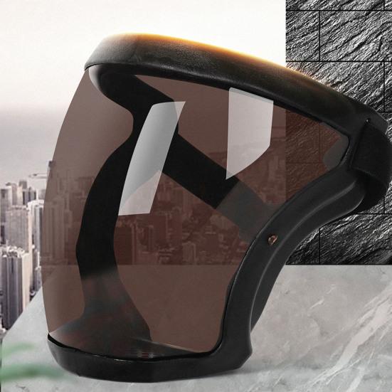 Прозрачный защитный экран для лица, защищающий от запотевания, с регулируемой лентой, многоразовый пластиковый экран для лица высокой четкости для взрослых