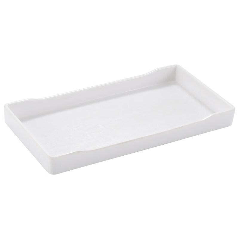 Japanese Style Narrow Rectangular Melamine Serving Tray