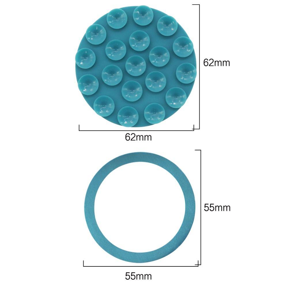 IPhone 15/14/13/12 Противоскользящий магнитный держатель для телефона с присоской Магнитное крепление для Magsafe