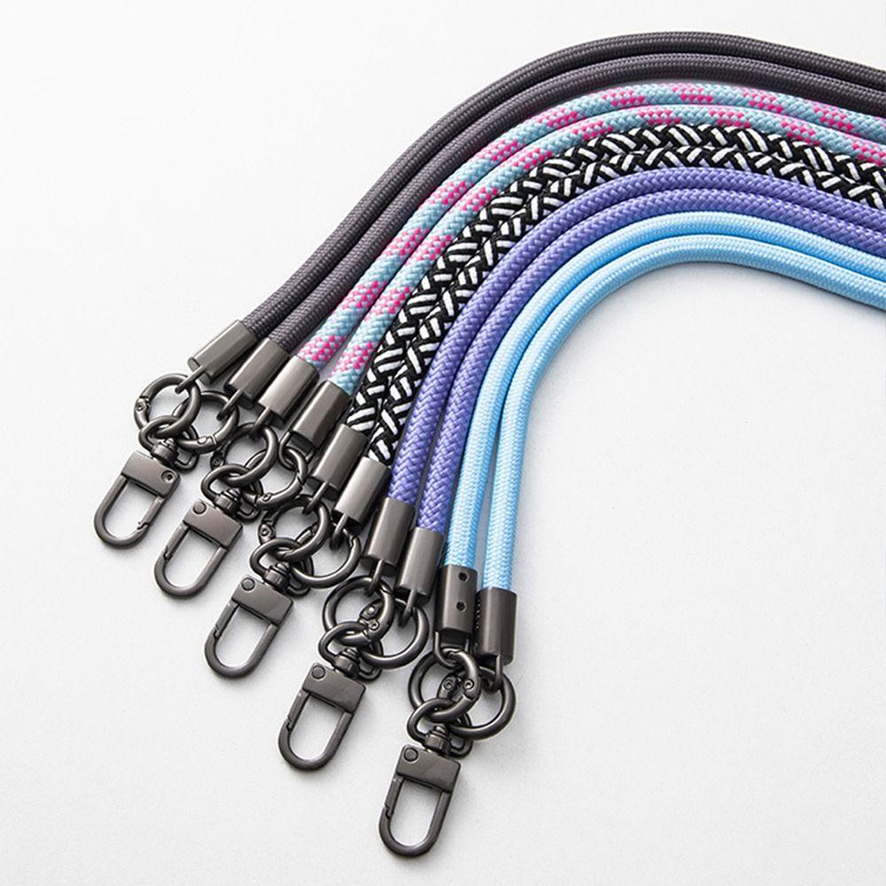 Adjustable Mobile Phone Anti-lost Rope 8mm Thick Long Chain Neck Straps Phone Strap Travel Use