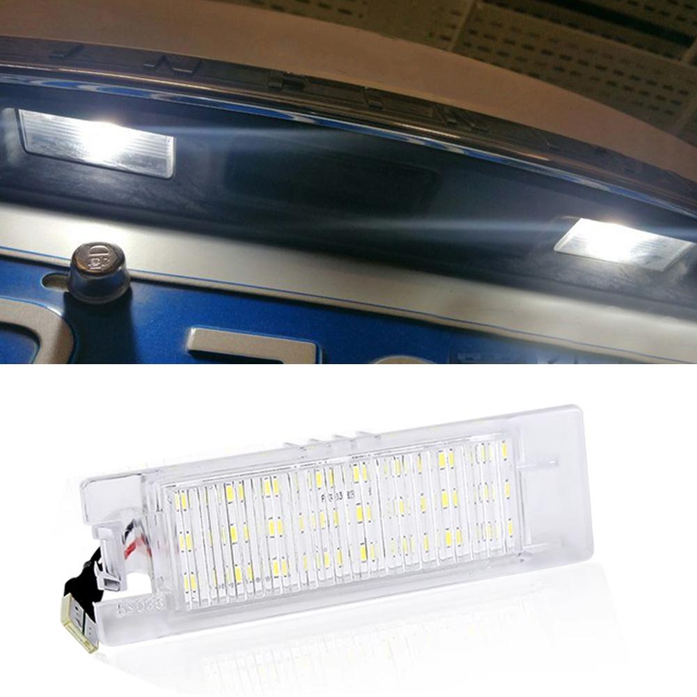 1 шт. Автомобильные светодиодные фонари номерного знака, сменные лампы номерного знака, безошибочные Canbus, автомобильные 12 В лампы