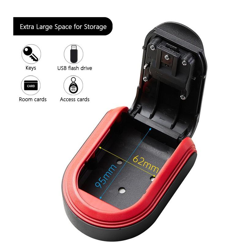 Wall Mounted Key Storage 4 Digital Combination Password Security Code Lock Key Lock Box For Home Office Storage Box Organizer