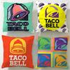 Классический ресторанный бренд Taco Bell Наволочка Мягкая и Легко стирающаяся – Универсальная для Дивана, Кровати, Путешествий и Офиса