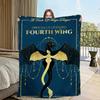 Книга F-Четвертое W-Крыло Дракона Фланелевое теплое уютное мягкое плюшевое одеяло для дивана гостиной hogar офиса спальни дорожный подарок дом