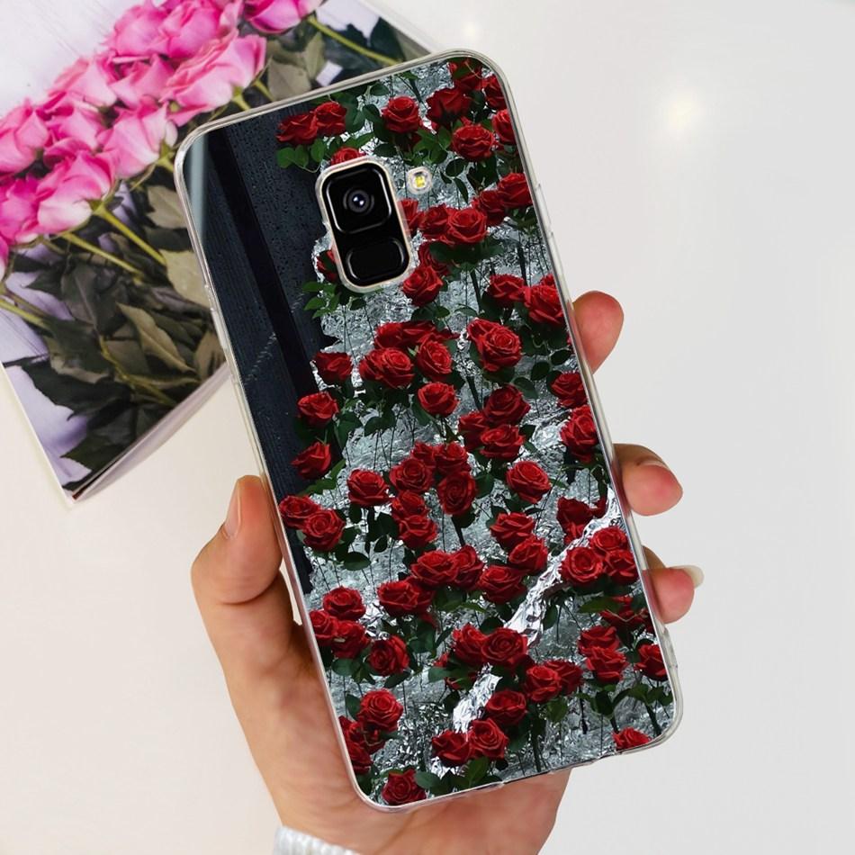 Для Samsung Galaxy A8 (2018) / A8+ (2018) Мягкий силиконовый TPU чехол SM-A730F A530F для Samsung A 8 A8 Plus, милые чехлы с мультяшными пандами