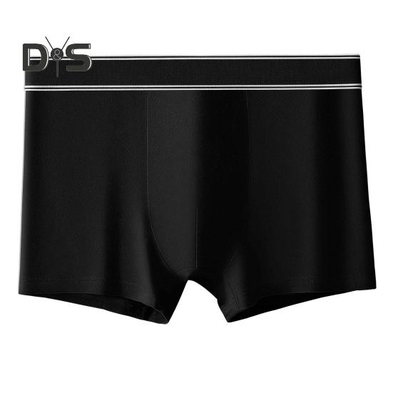 Мужские трусы-боксеры из мягкого хлопка, влагоотводящие, дышащие, однотонные, с широким эластичным поясом