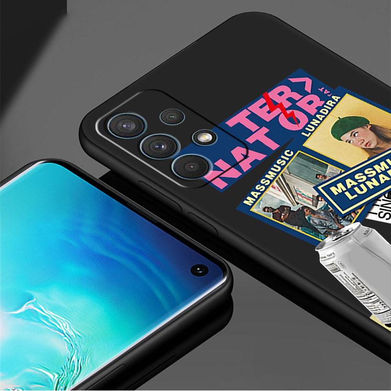 Ретро штрих-код этикетка TPU мягкий чехол Funda для Samsung Galaxy A72 A21s A22 A51 4G A71 A13 A11 A32 A52 5G A12 силиконовый роскошный