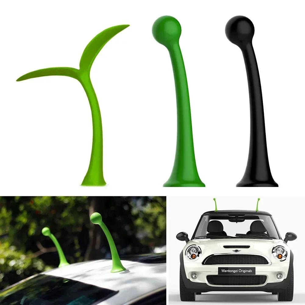 Мотоциклетные шлемы Дьявол Маленькие щупальца 3D Маленький саженец Украшение на крышу автомобиля Бобовый росток Рог Дьявола Для Шлема для мотокросса Крыша автомобиля