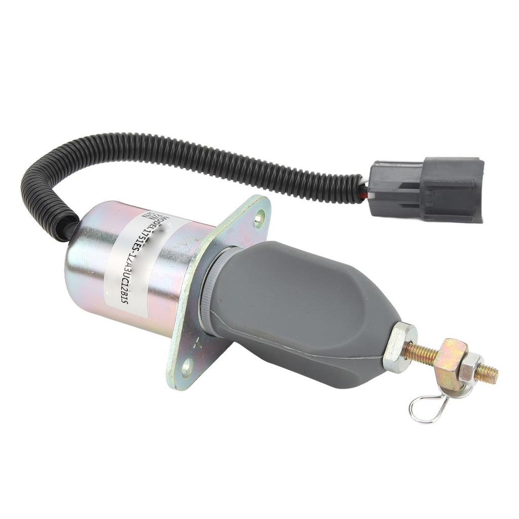 Fuel Shut Off Solenoid 1751ES‑12A3UC12B1S Engine Fuel Stop Solenoid for Marine Engines DC12V
