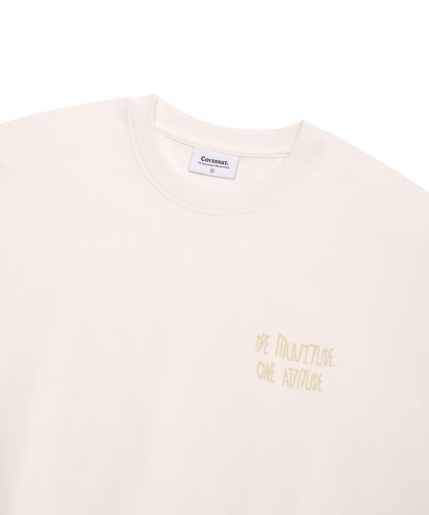 COVERNAT Sketch Sweatshirt Ivory