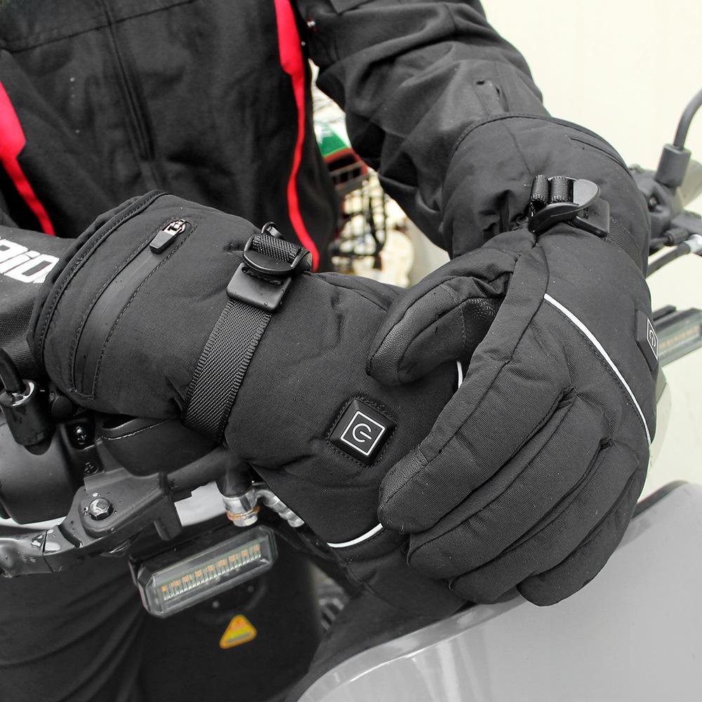 Перчатки с подогревом и двойной зарядкой через USB, аккумулятор 7,4 В, 3,7 В 4000 мАч, литиевый аккумулятор 5 В 4000 мАч