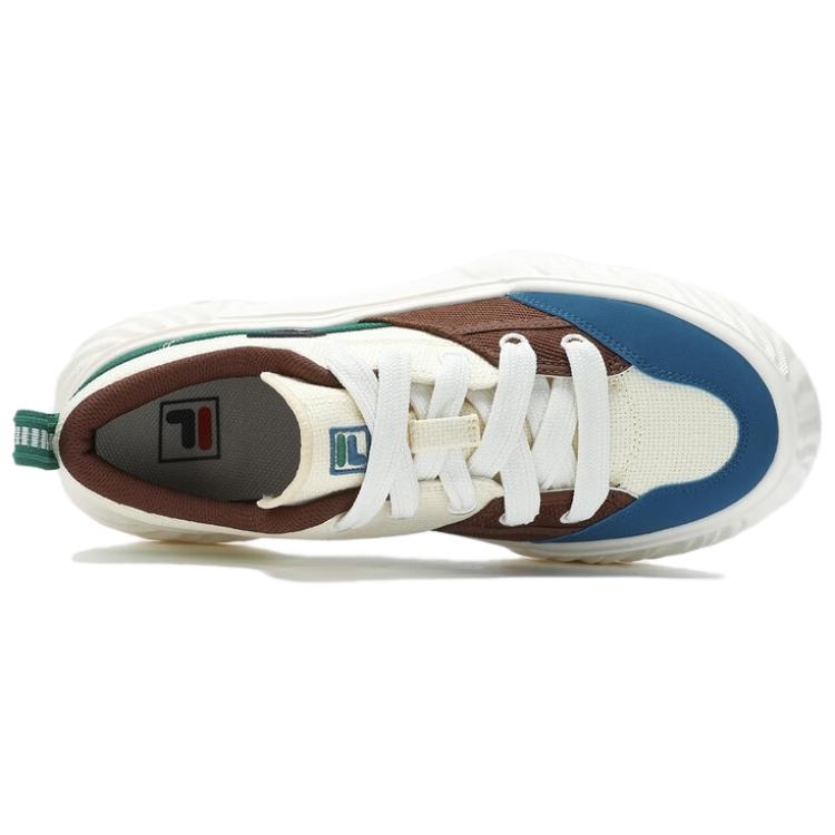 Fila Fosso Повседневные Удобные Нескользящие Легкие Низкие Кеды из Канваса Мужские Кроссовки Светло-голубые F12M432308FAS