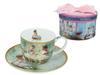 Elegancka Filiżanka Ze Spodkiem L. Lozano Małe Baletnice Porcelana