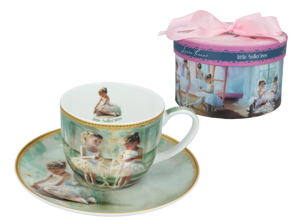 Elegant . Lozano Little Ballerinas Porcelain Cup and Saucer