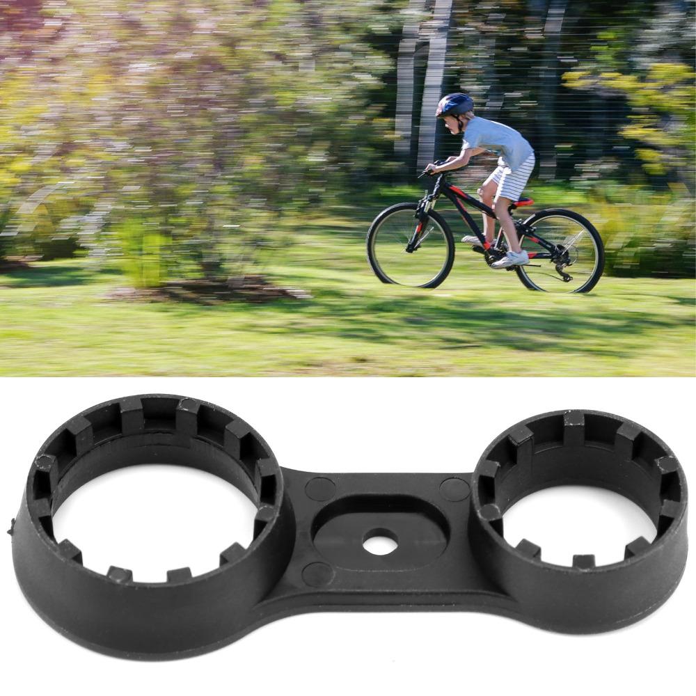 2PCS Double Head Bicycle Front Fork Wrench Plastic Bike Front Fork Cap Wrench Mountain Bike Repair