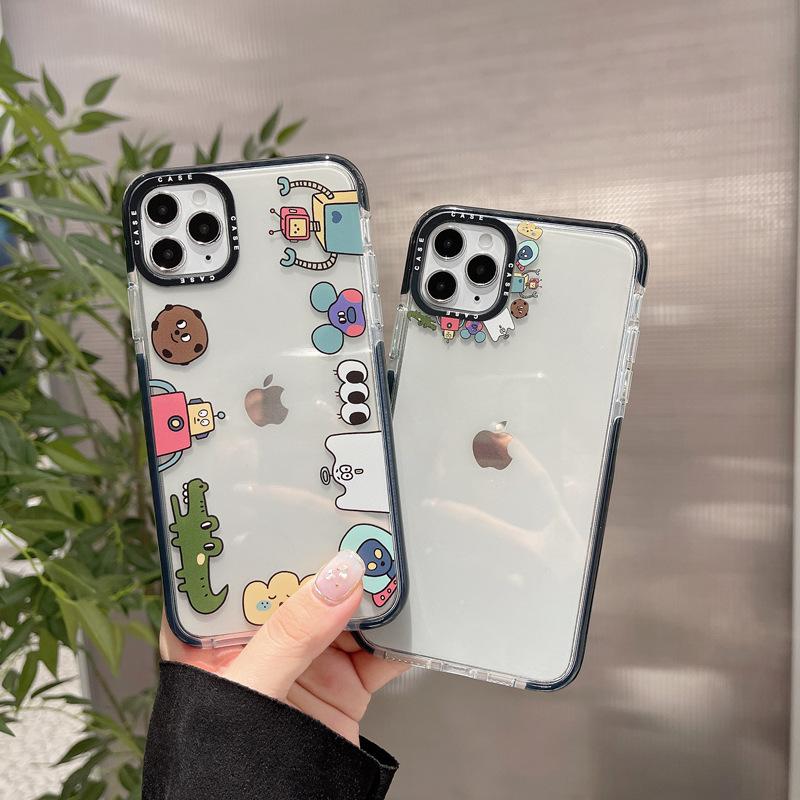 Мультяшный монстр для IPhone 16, Чехол для телефона Apple 15 Pro Max, Совместим с 14 и 13 Plus, Доступен в различных размерах