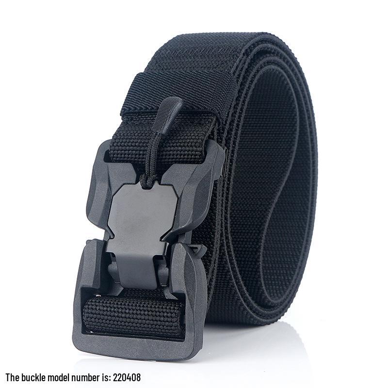 Men's Quick-Release Elastic Tactical Belt: Multifunctional, Casual & Minimalist