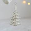 Plastic Christmas Decorations White Xmas Tree Hanging Ornaments Xmas Home Decoration