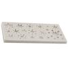 3D Christmas Snowflake Silicone Mold 4.53 x 2.28 Inch Food Grade Flexible Nonstick Heat Resistant Design for Fondant Chocolate Candy Cake