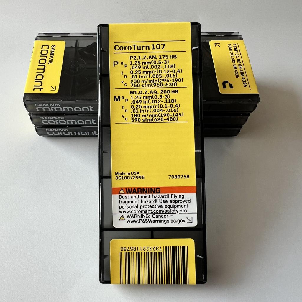 SANDVIK / TCMT110208-UM 4335 / Original Swedish hard alloy blade 10 Pcs
