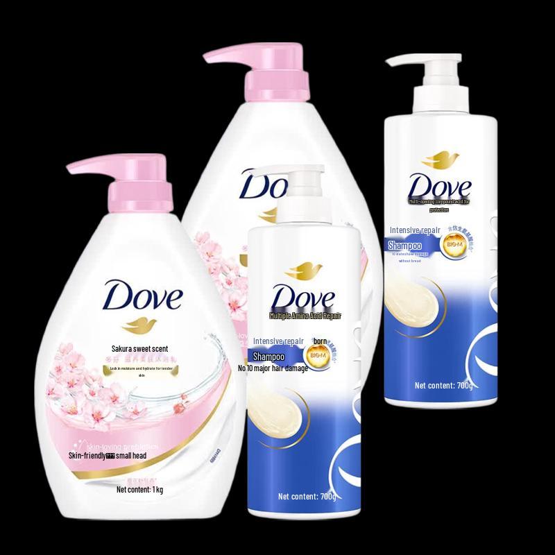 DOVE Набор: Гель для душа «Цветение вишни» и Шампунь против перхоти