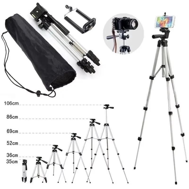 Professional Camera Photography Holder Portable Telescopic Tripod Aluminum Alloy Live Broadcast Gimbal Stabilizer Phone Holder