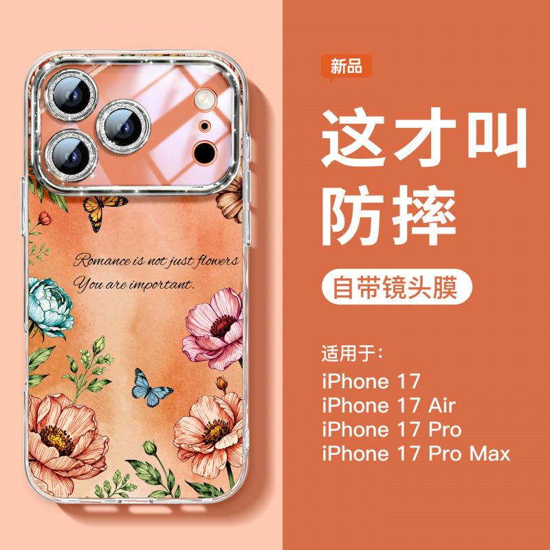 Подходит для чехла мобильного телефона Apple 17promax iPhone13 новый 16 корпус подставка 15pro ручной ремешок 14pro