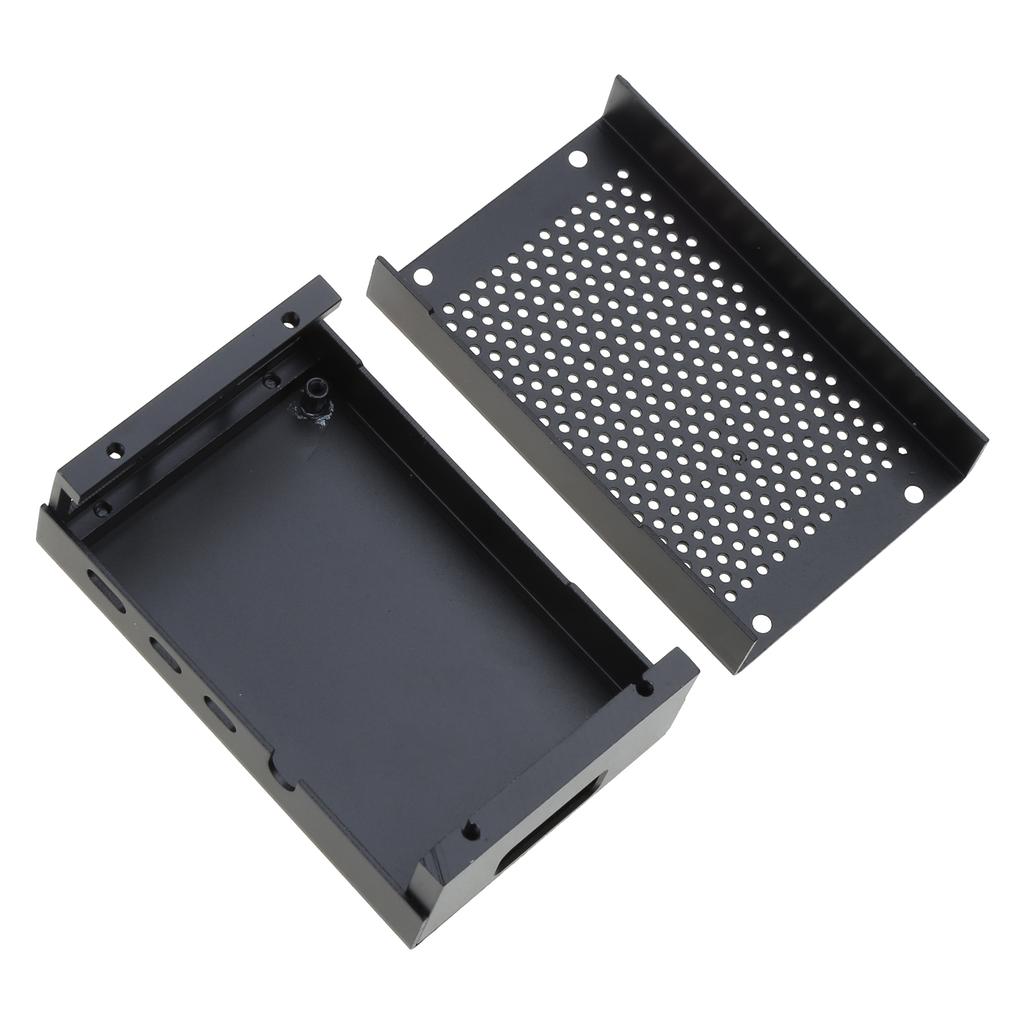 Для 4B для Корпуса Алюминий для Корпуса RPI 4B Металл для Оболочки Серебристый Черный Корпус для RPI 4 Модель B