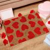 Дверной коврик на День святого Валентина, передняя дверь, уличный приветственный коврик, забавный дверной коврик, домашний нескользящий коврик, украшение