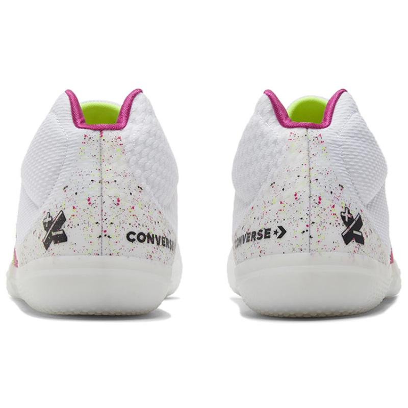 Converse All Star BB Evo Круглый носок Легкие Низкие Практичные Баскетбольные Кроссовки Унисекс Белый Розовый