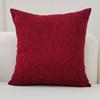Nordic Home Thickened Linen Solid Color Pillowcase Sofa Cushion Cover Pillowcase