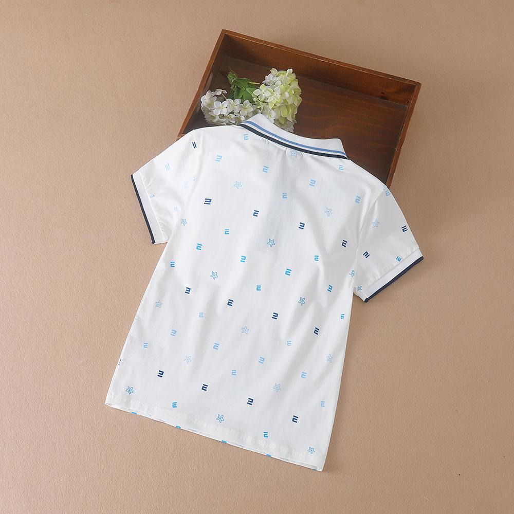Рубашка-поло для мальчиков, летняя детская рубашка с короткими рукавами, детская одежда с надписью, рубашки-поло с лацканами для мальчиков, спортивные школьные топы для мальчиков