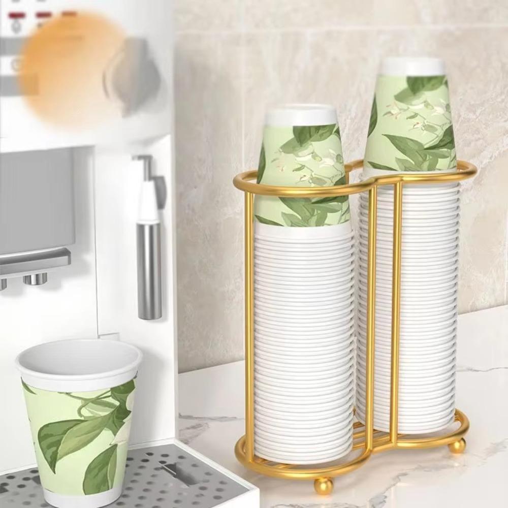 Cup Organizier Disposable Cup Picker Plastic Cup Holder Desktop Cup Storage Rack