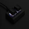 Механическая игровая USB-клавиатура с 2 настраиваемыми клавишами, цветной подсветкой, программируемые хот-свап клавиатурные блоки
