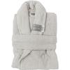Bathrobe with Shawl Collar Terry Cotton 380 Gr/m² "Naïa" Vent Du Sud - White - Size M