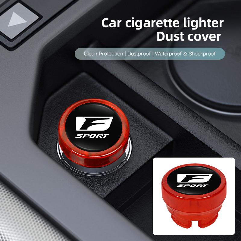 Car Cigarette Lighter Dust Proof Protect Cover Lighter Button For Lexus FSPORT LBX NX RX 350h 450h ES UX 300e GS GX IS LS LX CT