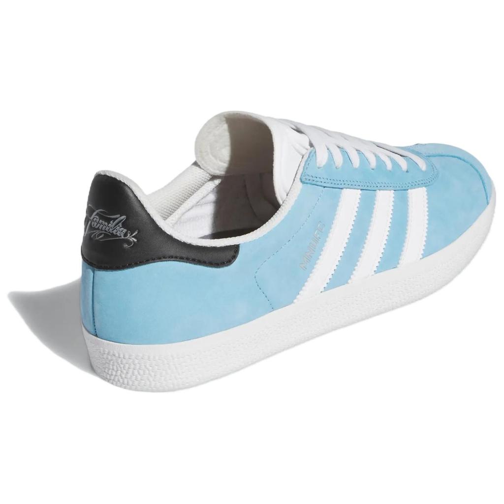 Familia x Minnesota United FC x adidas Gazelle ADV Предматчевый комплект Кроссовки Унисекс Синий Кристально-белый Основной черный IH0522